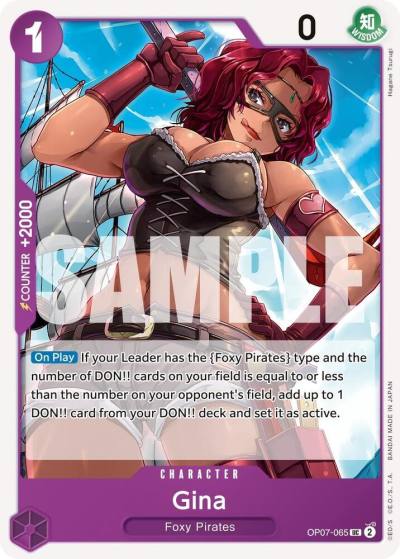 Gina OP07-065 500 Years in the Future Card