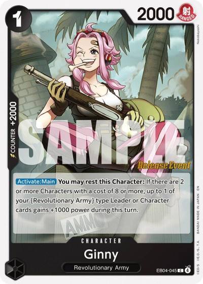 Ginny EB04-045 Adventure on Kami's Island Release Event Cards Card