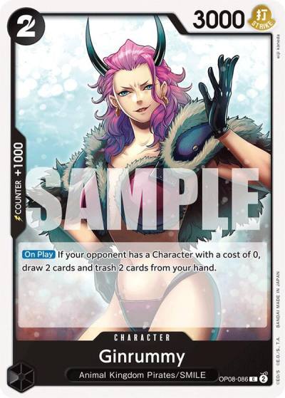 Ginrummy OP08-086 Two Legends Card