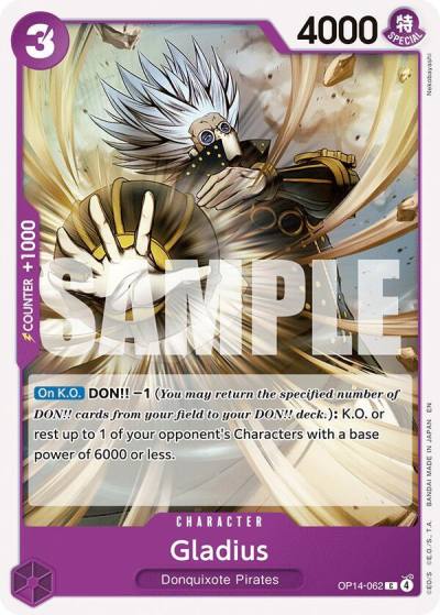 Gladius OP14-062 The Azure Sea's Seven Card