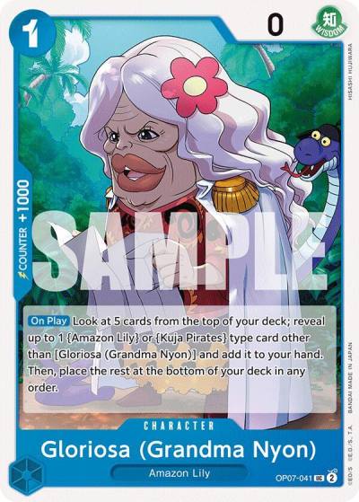 Gloriosa (Grandma Nyon) OP07-041 500 Years in the Future Card