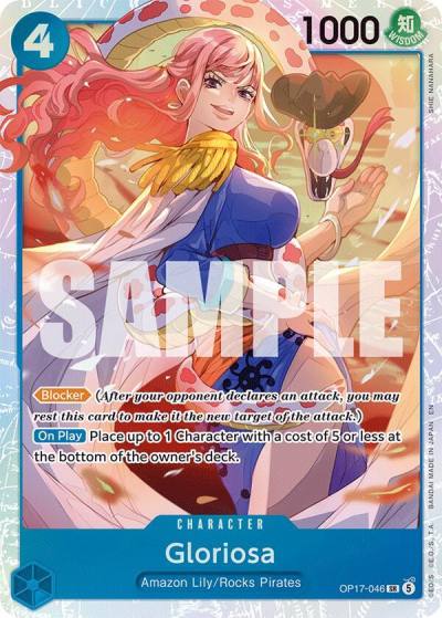 Gloriosa OP17-046 The World's Strongest Warriors Card