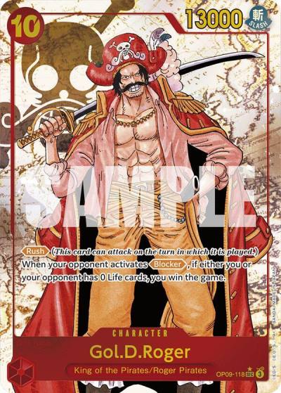 Gol.D.Roger (Alternate Art) OP09-118 Emperors in the New World Card