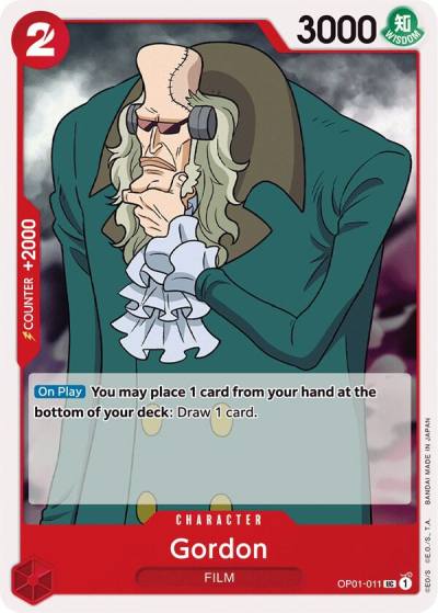 Gordon OP01-011 Romance Dawn Card