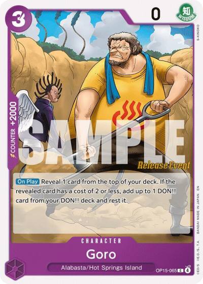 Goro OP15-065 Adventure on Kami's Island Release Event Cards Card
