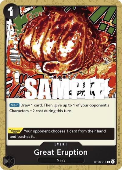 Great Eruption ST06-015 Starter Deck 6: Absolute Justice Card