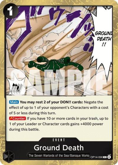 Ground Death OP14-096 The Azure Sea's Seven Card