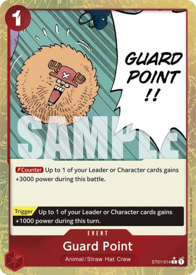 Guard Point (Textured Foil) ST01-014 Premium Booster -The Best- Card