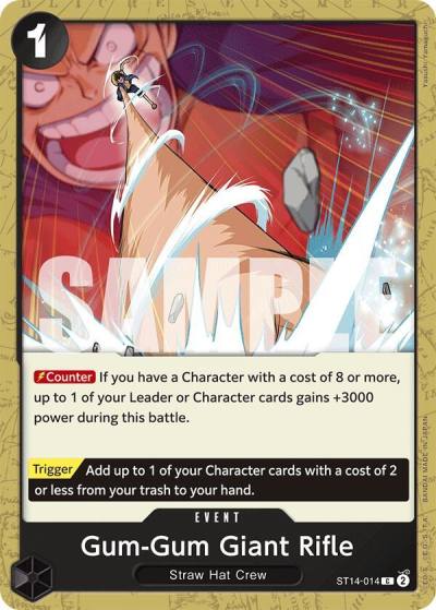 Gum-Gum Giant Rifle ST14-014 Starter Deck 14: 3D2Y Card