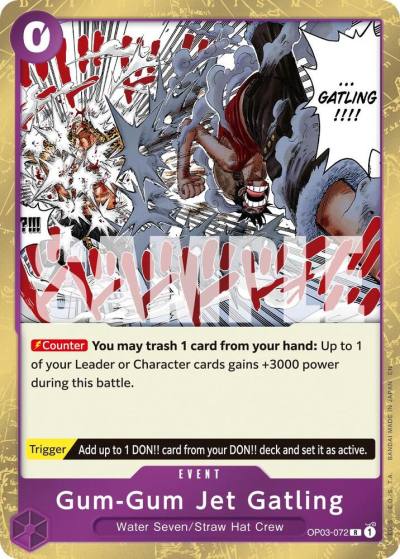 Gum-Gum Jet Gatling (Reprint) OP03-072 Premium Booster -The Best- Vol. 2 Card