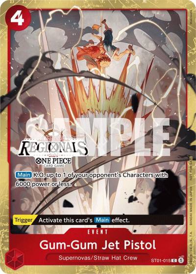 Gum-Gum Jet Pistol (Offline Regional 2024) [Participant] ST01-015 One Piece Promotion Cards Card