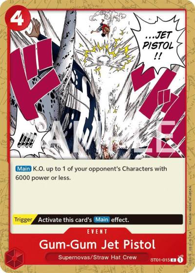 Gum-Gum Jet Pistol ST01-015 Revision Pack Cards Card