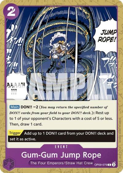 Gum-Gum Jump Rope OP09-079 Emperors in the New World Card