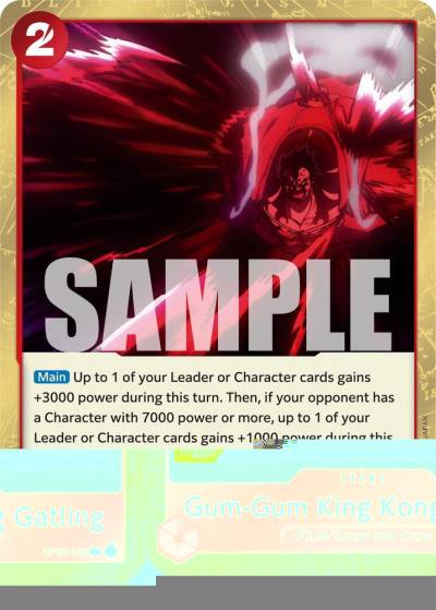 Gum-Gum King Kong Gatling OP06-018 Wings of the Captain Card