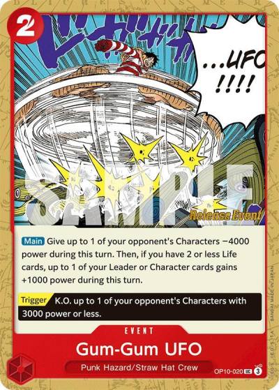 Gum-Gum UFO OP10-020 Royal Blood Release Event Cards Card