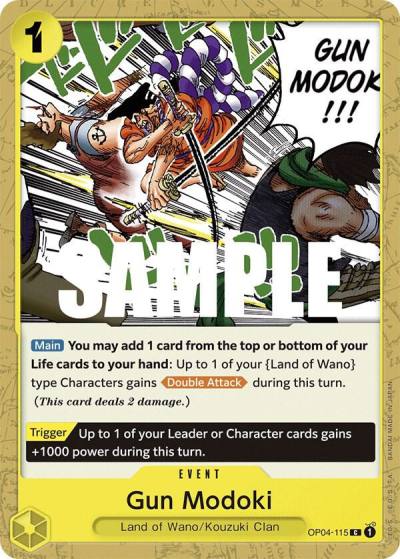 Gun Modoki OP04-115 Kingdoms of Intrigue Card