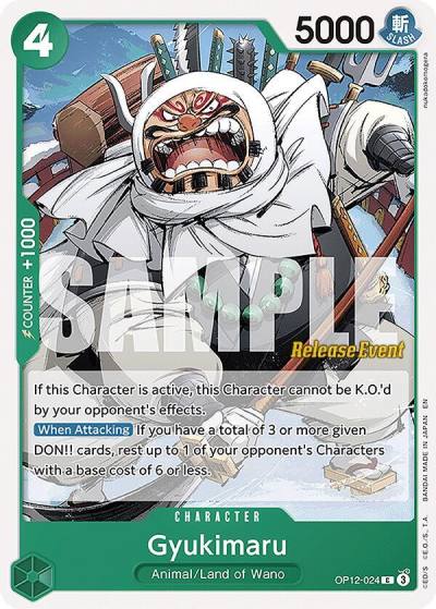 Gyukimaru OP12-024 Legacy of the Master Release Event Cards Card