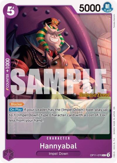 Hannyabal OP11-076 A Fist of Divine Speed Release Event Cards Card