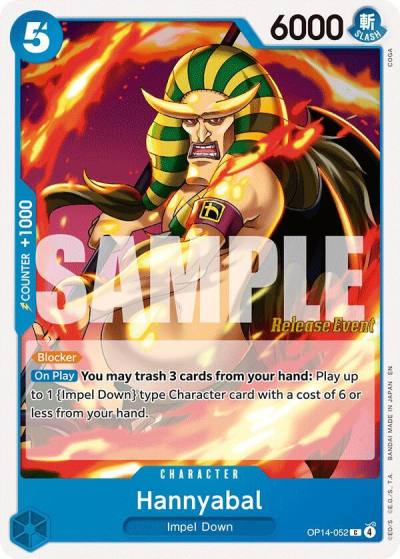 Hannyabal OP14-052 The Azure Sea's Seven Release Event Cards Card
