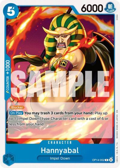 Hannyabal OP14-052 The Azure Sea's Seven Card