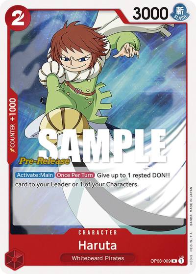 Haruta OP03-009 Pillars of Strength Pre-Release Cards Card