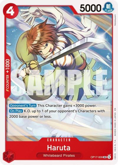 Haruta OP17-009 The World's Strongest Warriors Card
