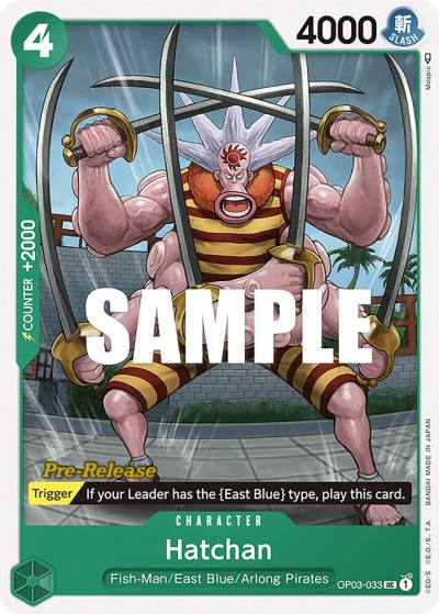 Hatchan OP03-033 Pillars of Strength Pre-Release Cards Card