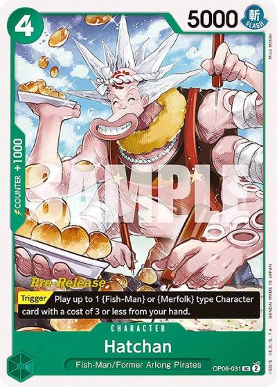 Hatchan OP06-031 Wings of the Captain Pre-Release Cards Card