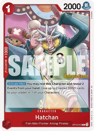 Hatchan OP12-013 Legacy of the Master Release Event Cards Card