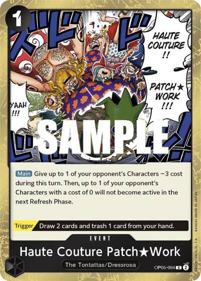 Haute Couture Patch Work OP05-094 Awakening of the New Era Card