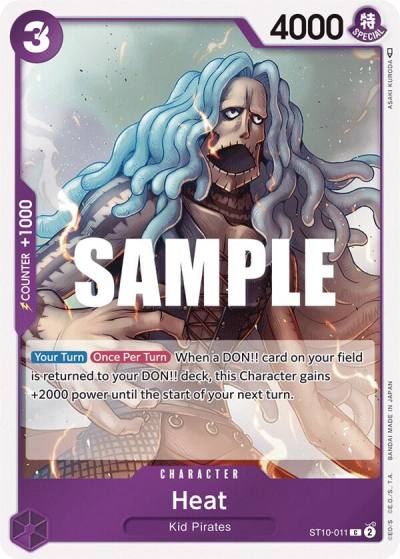Heat ST10-011 Ultra Deck: The Three Captains Card