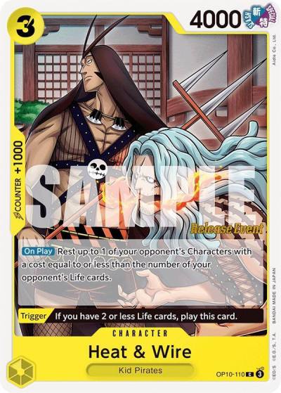 Heat & Wire OP10-110 Royal Blood Release Event Cards Card