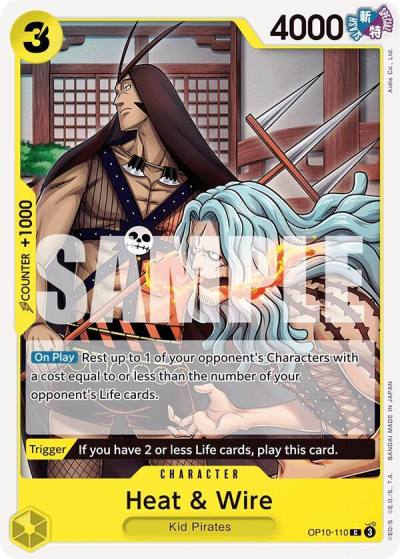 Heat & Wire OP10-110 Royal Blood Card