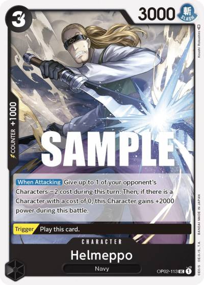 Helmeppo OP02-113 Paramount War Card
