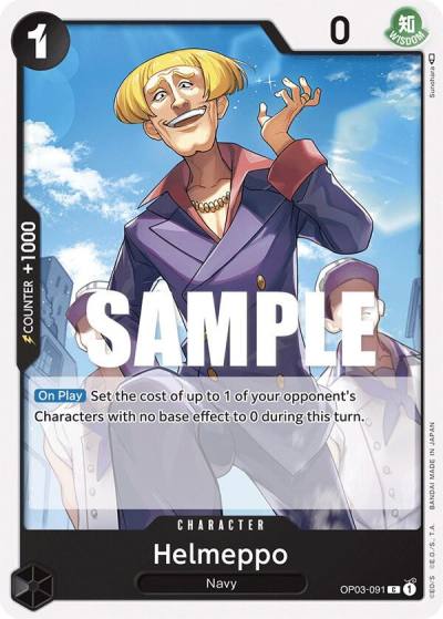 Helmeppo OP03-091 Pillars of Strength Card