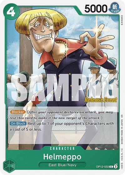 Helmeppo OP12-033 Legacy of the Master Release Event Cards Card