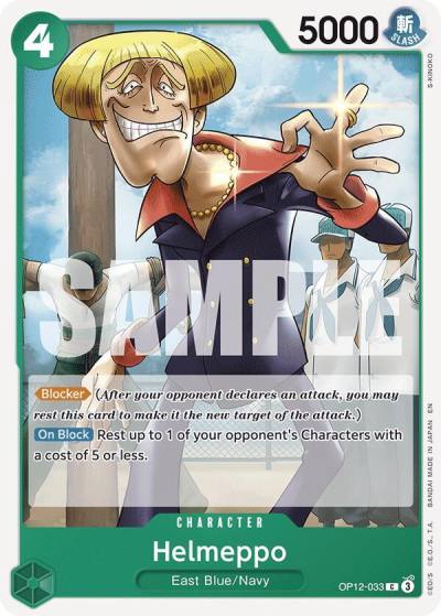 Helmeppo OP12-033 Legacy of the Master Card