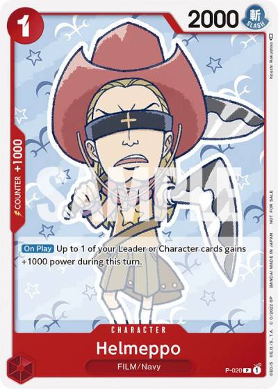 Helmeppo (One Piece Film Red) P-020 One Piece Promotion Cards Card