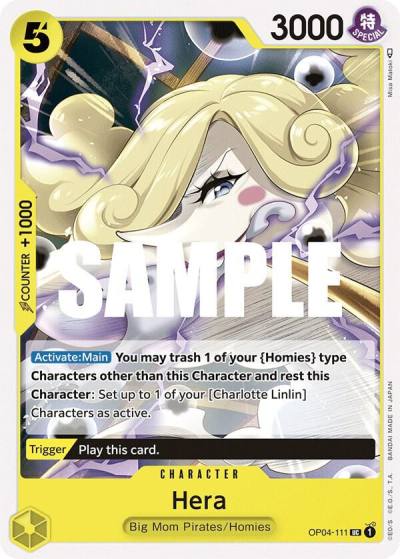 Hera OP04-111 Kingdoms of Intrigue Card