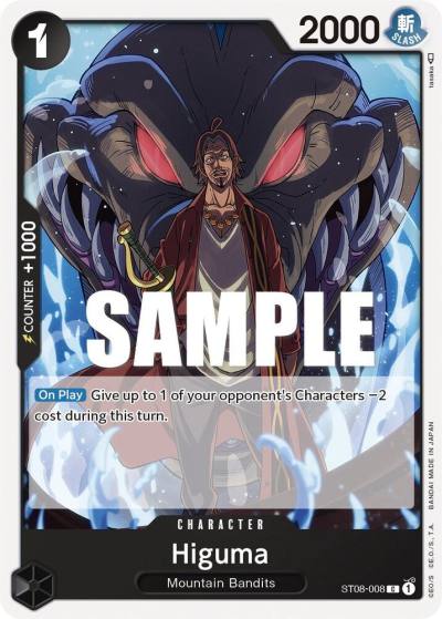 Higuma ST08-008 Starter Deck 8: Monkey.D.Luffy Card