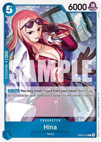 Hina EB03-025 Extra Booster: One Piece Heroines Edition Card