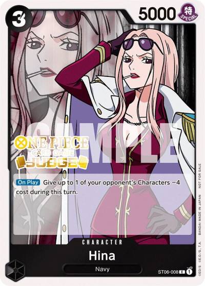 Hina (Judge Pack Vol. 3) ST06-008 One Piece Promotion Cards Card