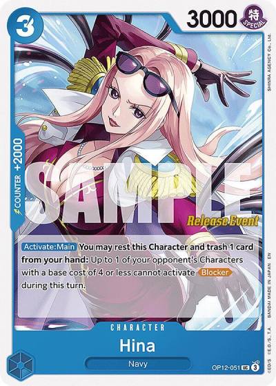 Hina OP12-051 Legacy of the Master Release Event Cards Card