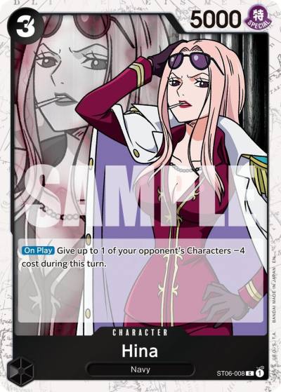 Hina (Pirate Foil) ST06-008 Premium Booster -The Best- Vol. 2 Card