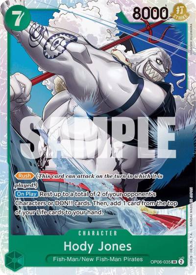Hody Jones (035) OP06-035 Wings of the Captain Card