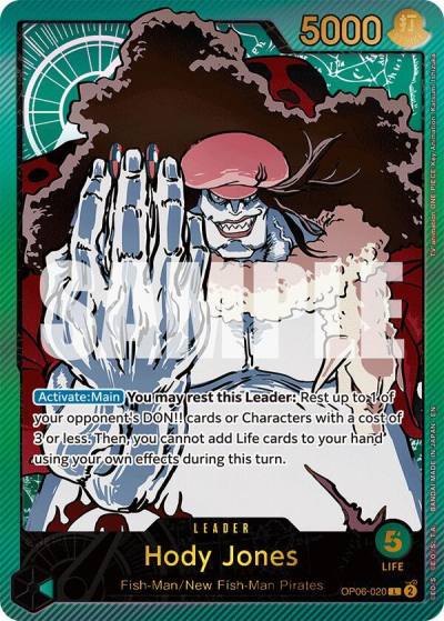 Hody Jones (SP) OP06-020 Extra Booster: Anime 25th Collection Card
