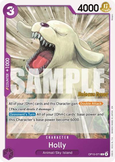 Holly OP15-071 Adventure on Kami's Island Release Event Cards Card