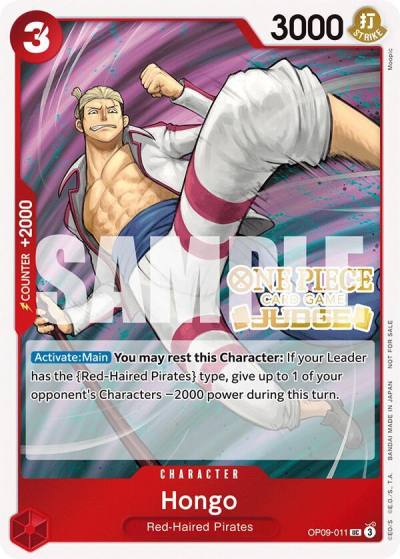 Hongo (Judge Pack Vol. 5) OP09-011 One Piece Promotion Cards Card