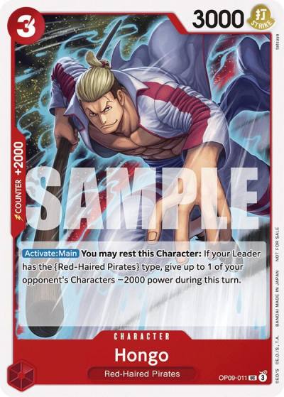 Hongo (Tournament Pack 2025 Vol. 2) OP09-011 One Piece Promotion Cards Card
