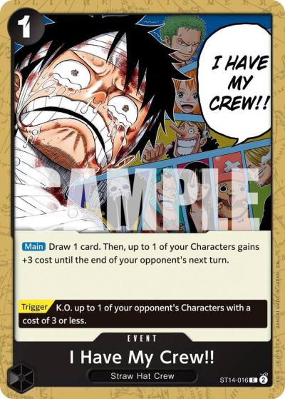 I Have My Crew!! (Reprint) ST14-016 Premium Booster -The Best- Vol. 2 Card